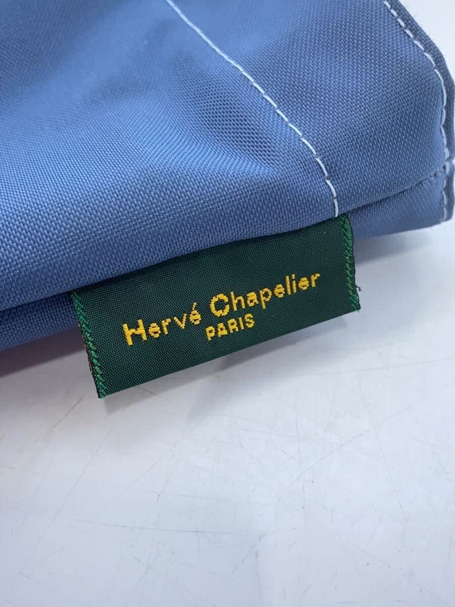 Herve Chapelier Boat-Shaped Tote Bag -- Navy Solid Color 5