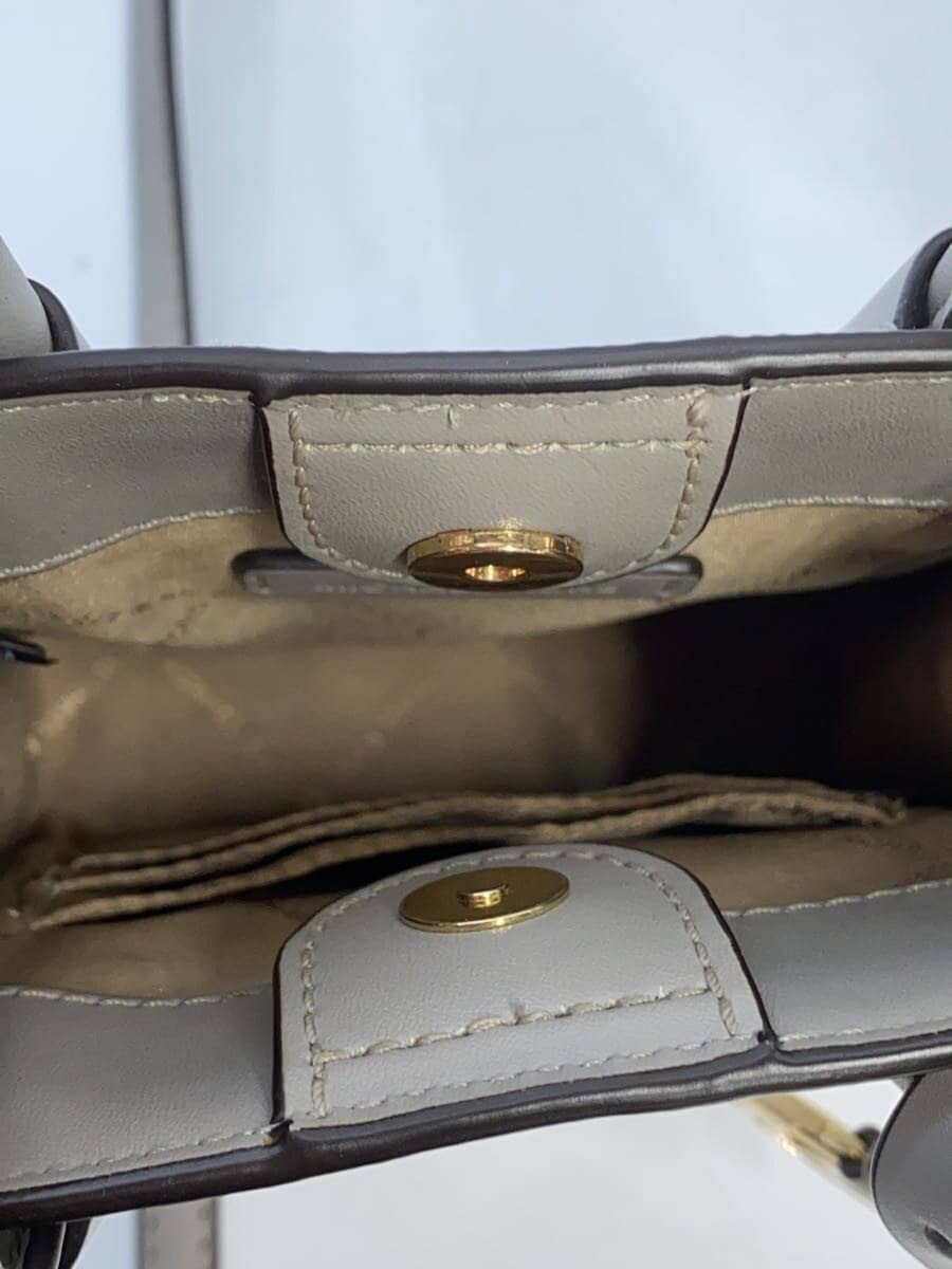 MICHAEL KORS Shoulder Bag PVC White All-over Print 6