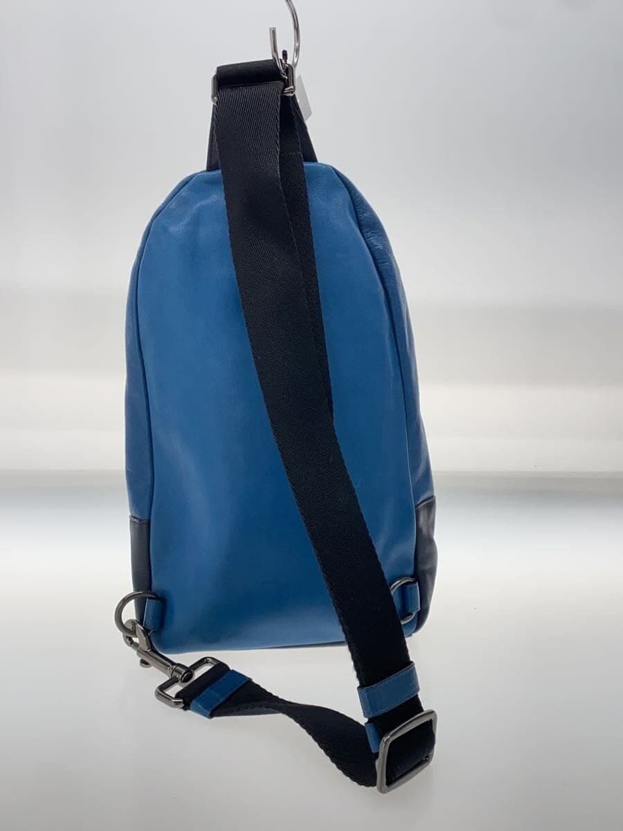 COACH Shoulder Bag Leather BLU 72035 3