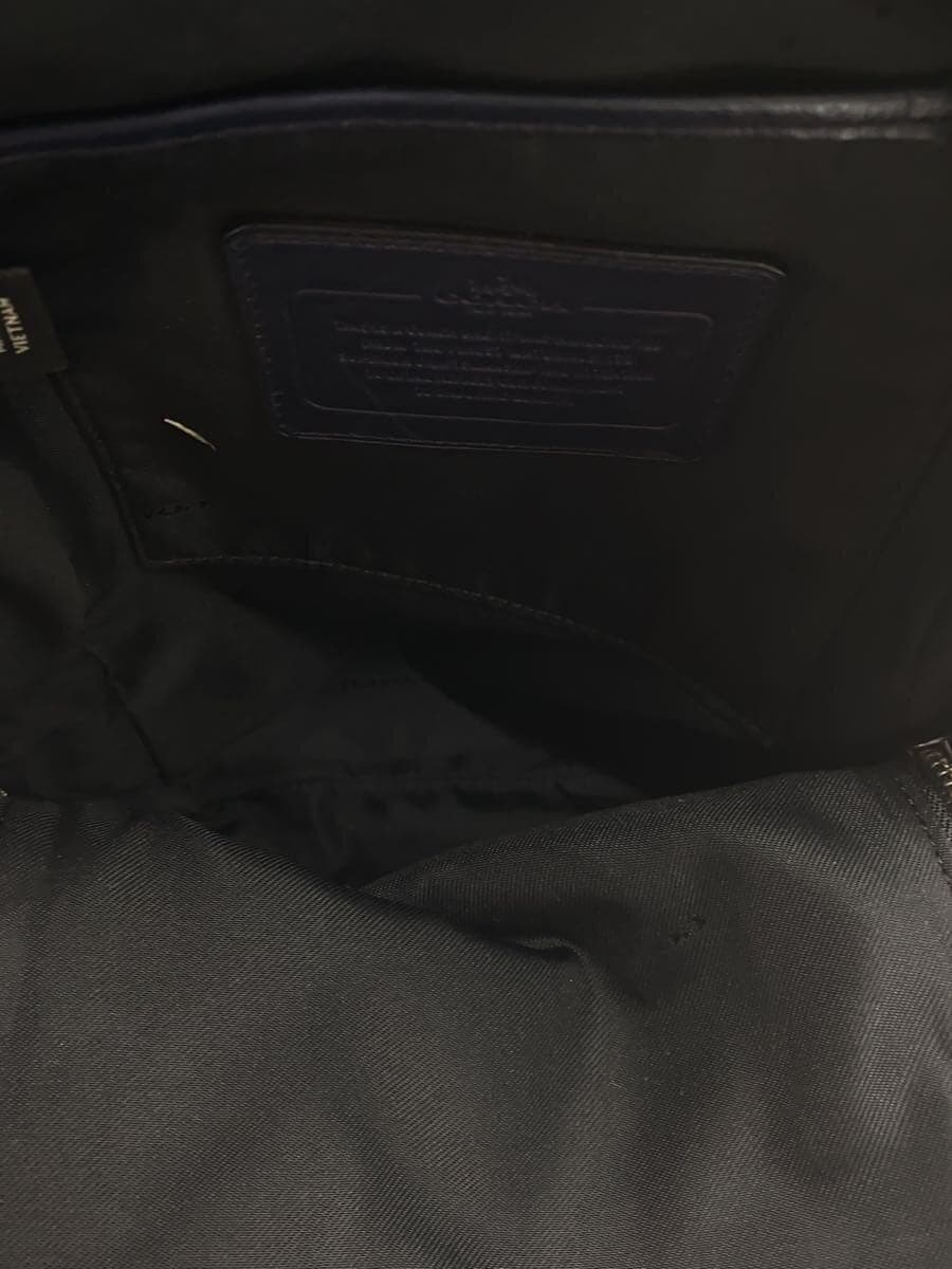 COACH Shoulder Bag Leather BLU 72035 6