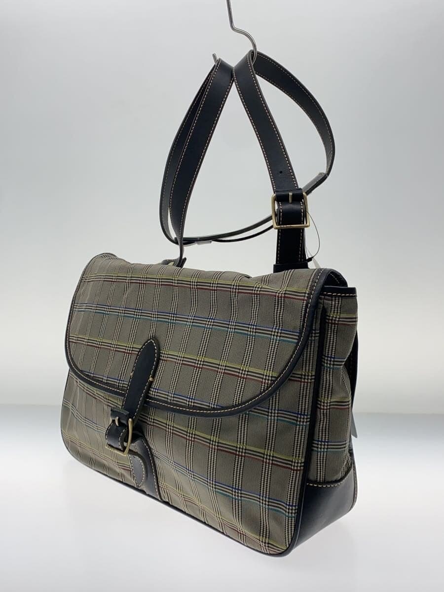 Paul Smith Shoulder Bag Leather Gray 2