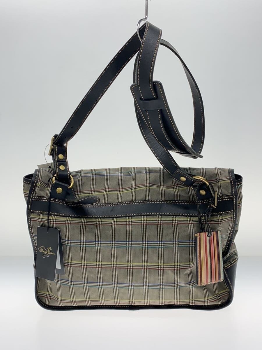Paul Smith Shoulder Bag Leather Gray 3