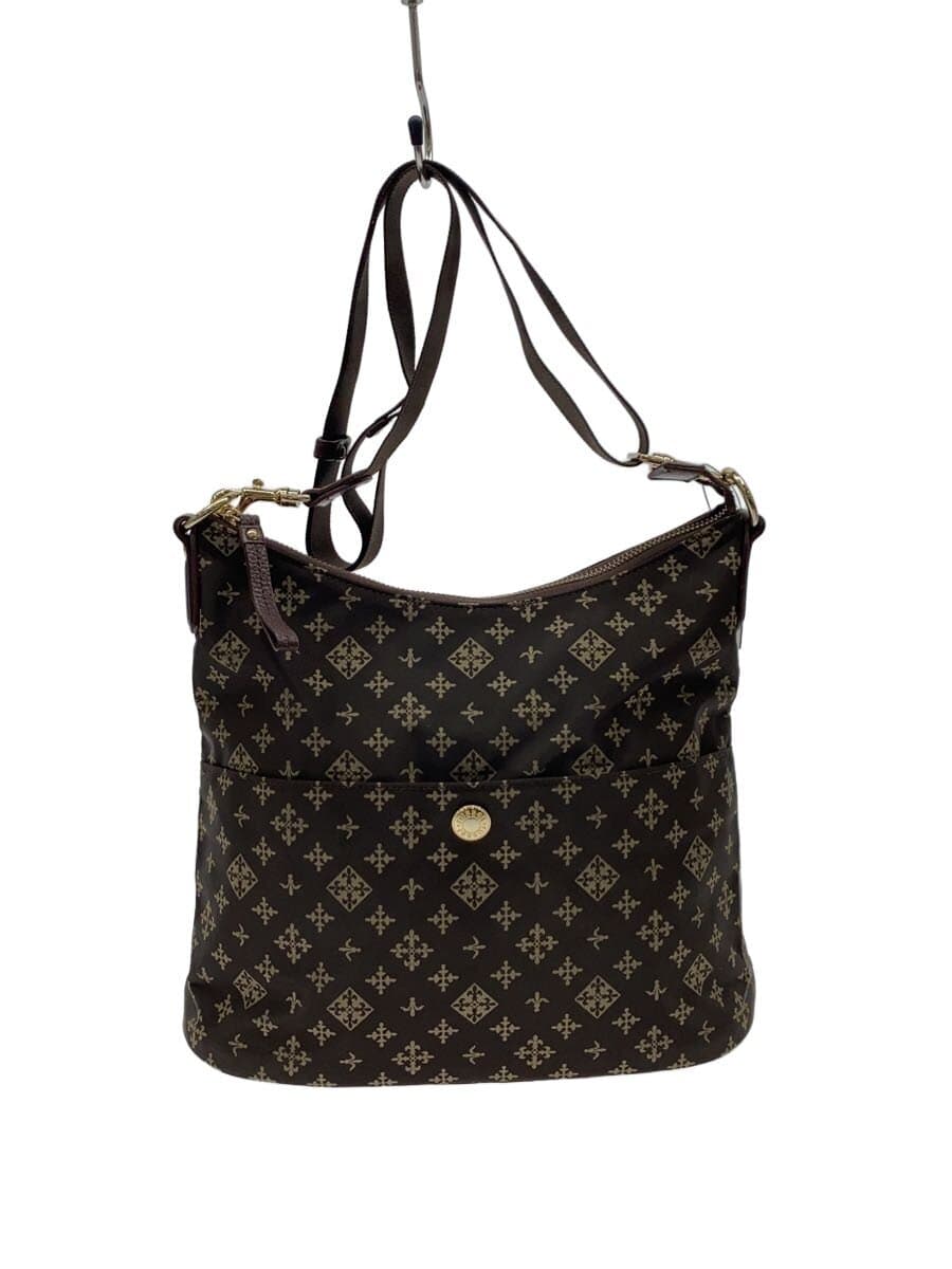 russet Shoulder Bag BRW All Over Pattern