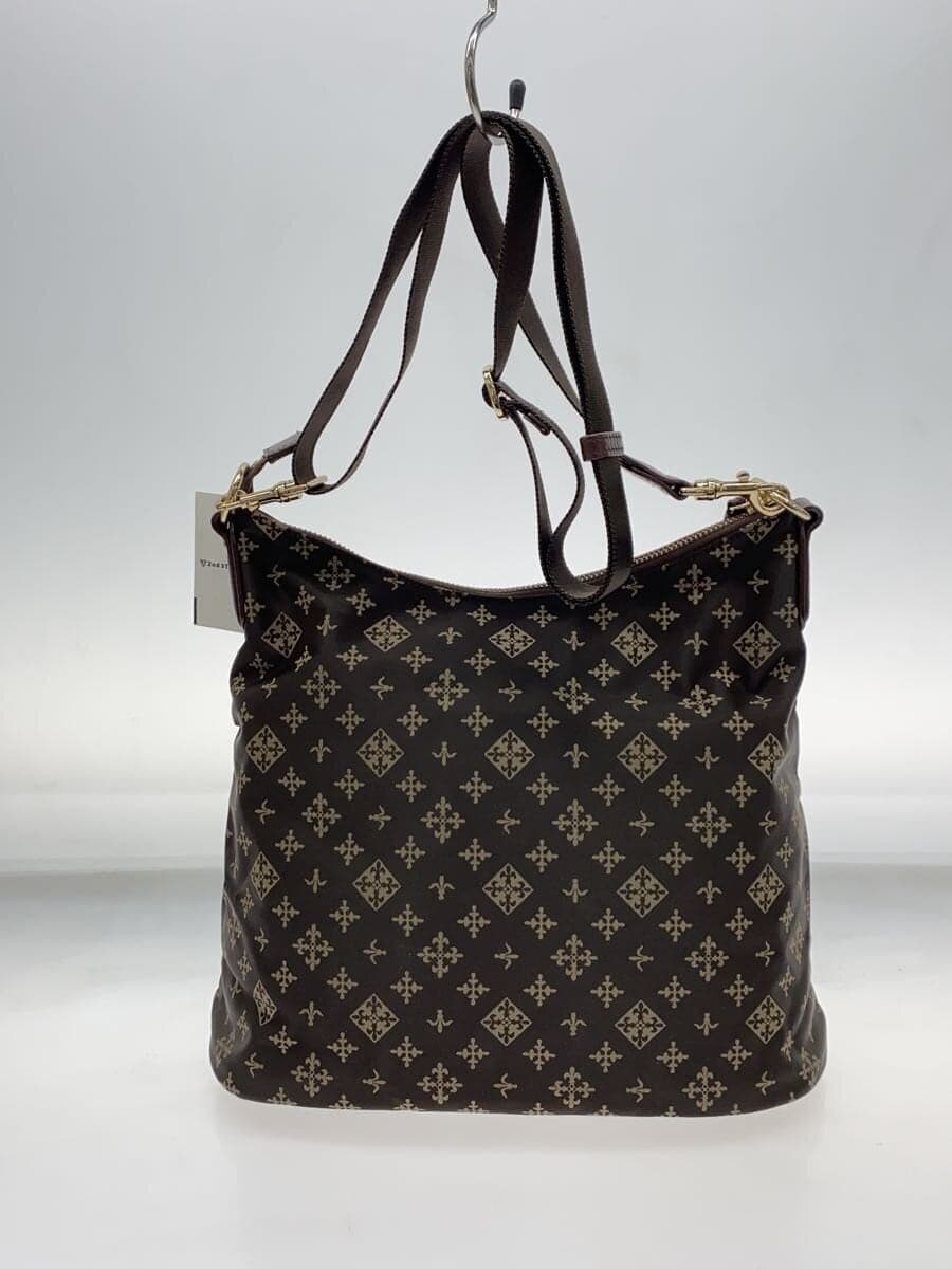 russet Shoulder Bag BRW All Over Pattern 3