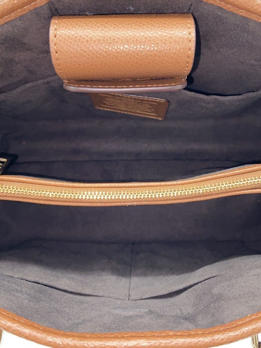 COACH Bag Leather BRW All Over Pattern 6