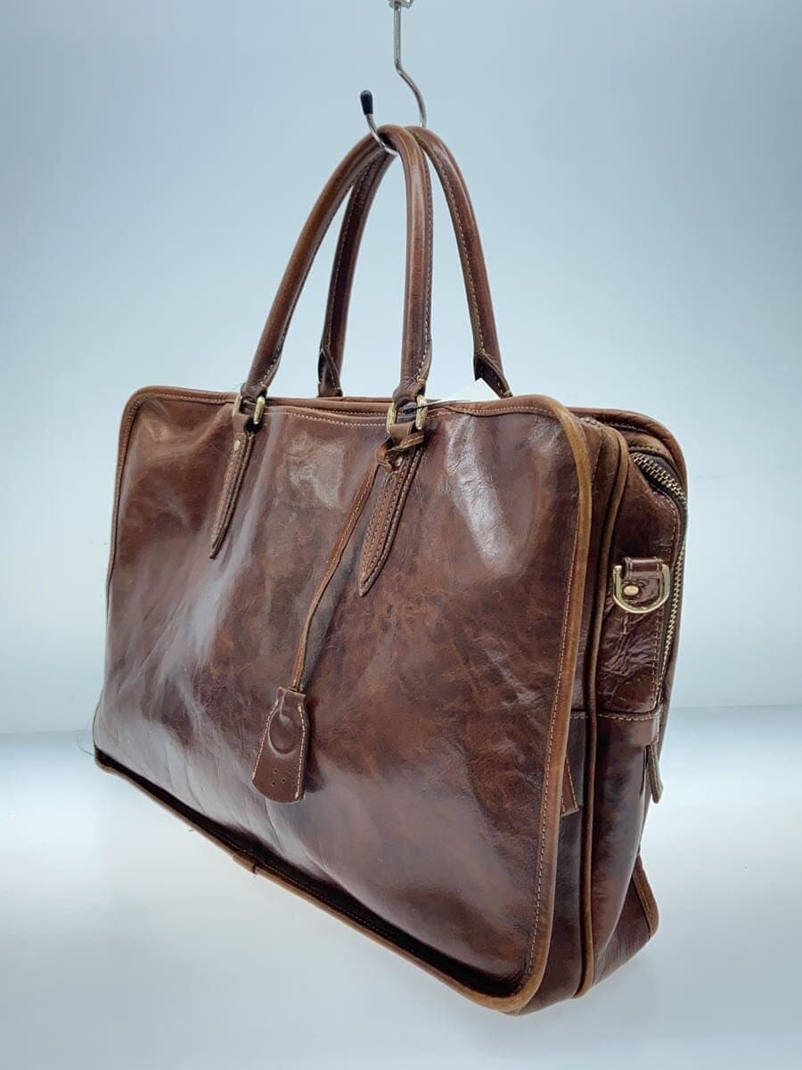aniary Boston Bag Leather BRW 2