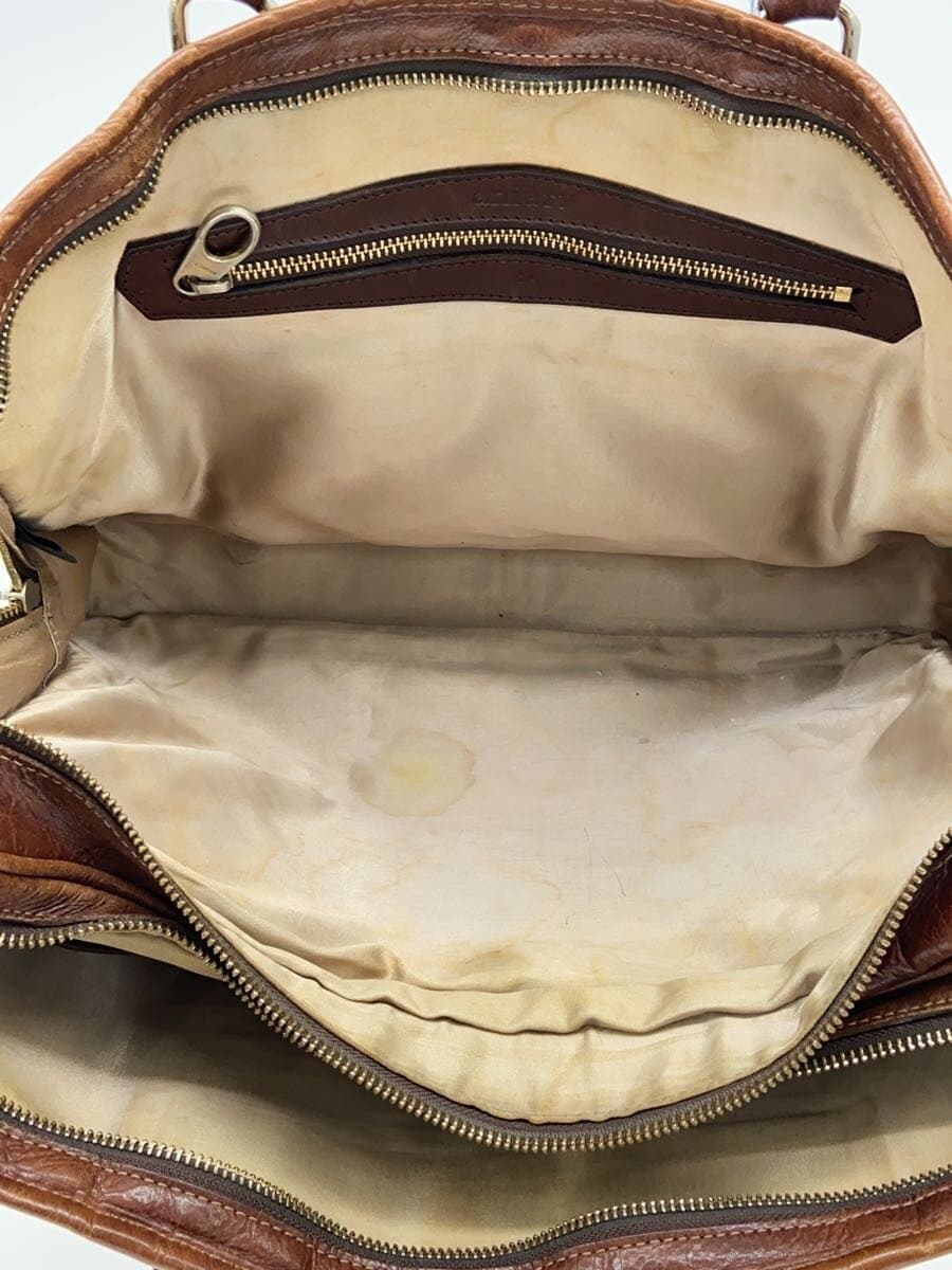 aniary Boston Bag Leather BRW 6