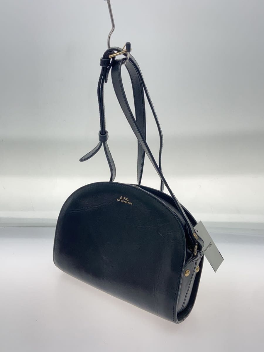 A.P.C. Shoulder Bag Leather Black 2