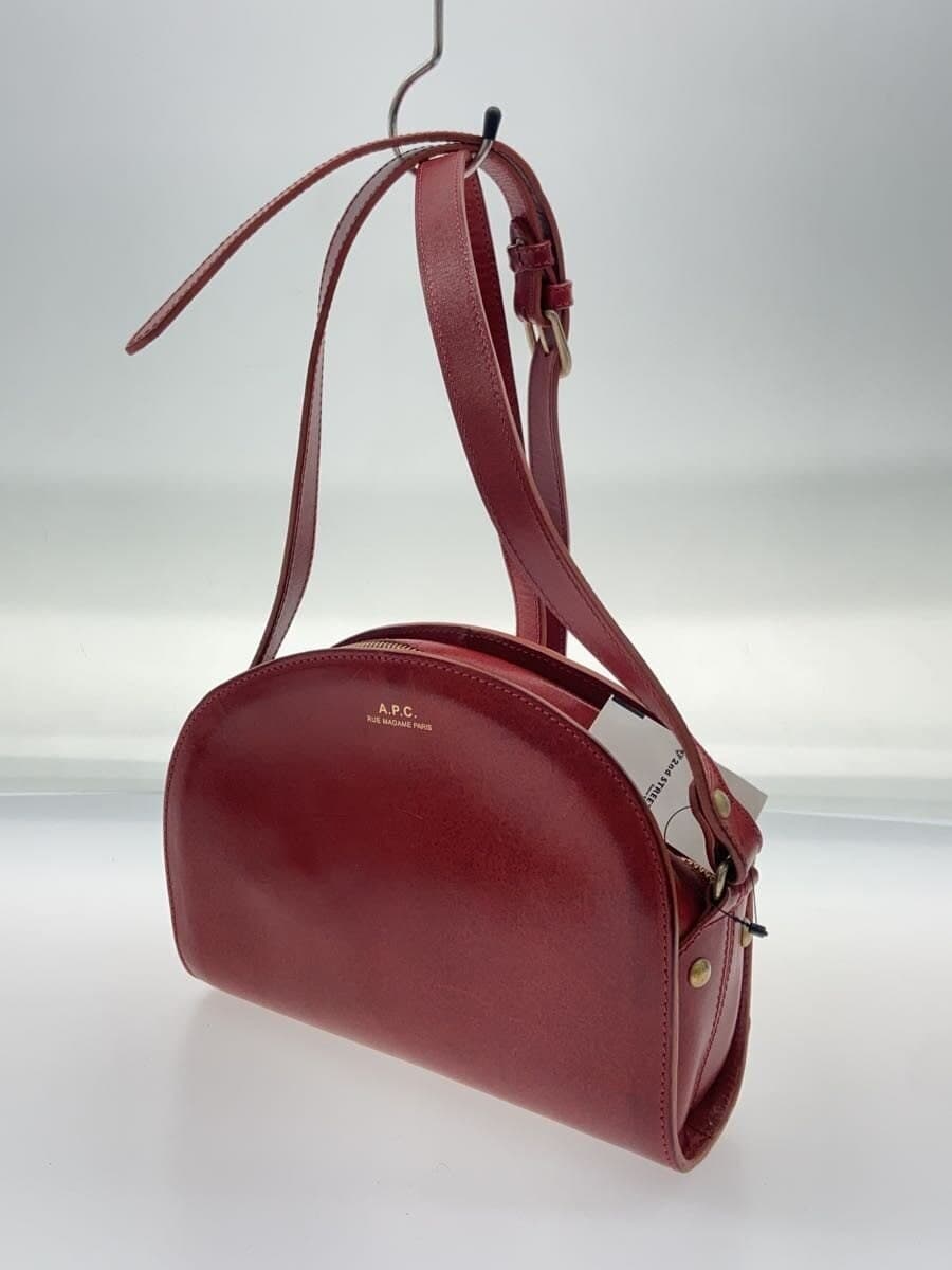 A.P.C. shoulder bag leather RED 2