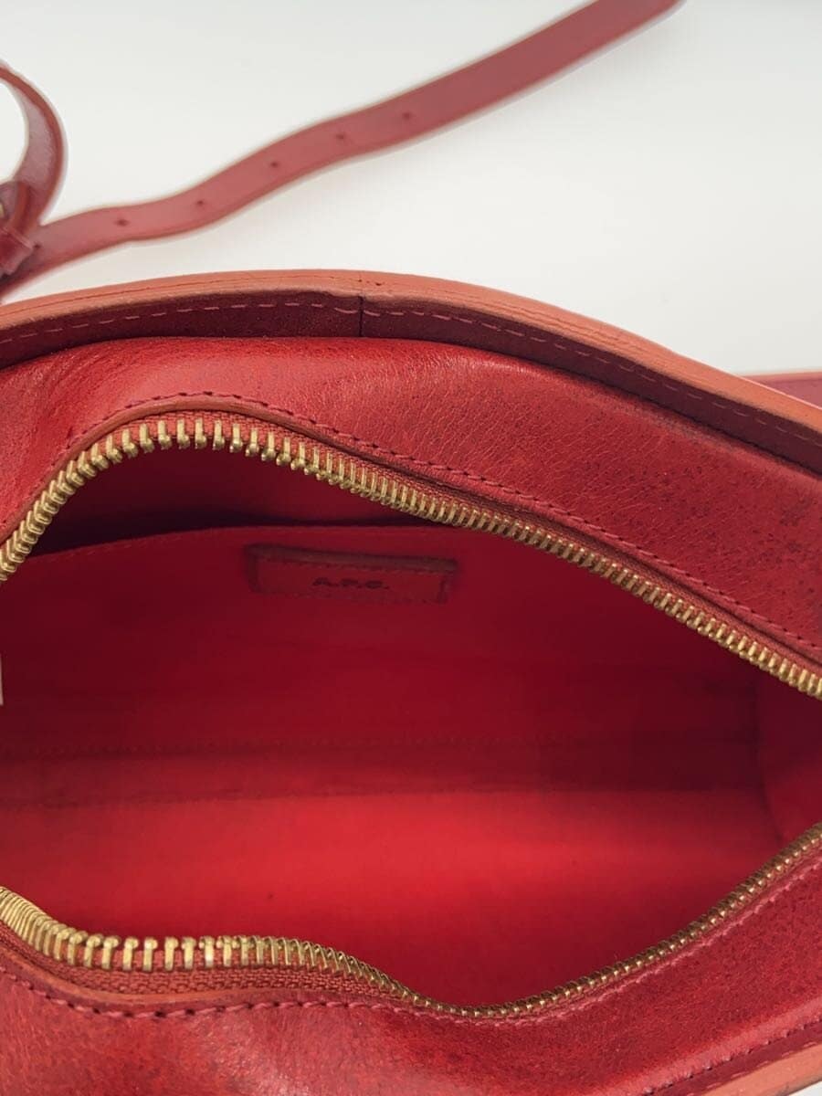 A.P.C. shoulder bag leather RED 6