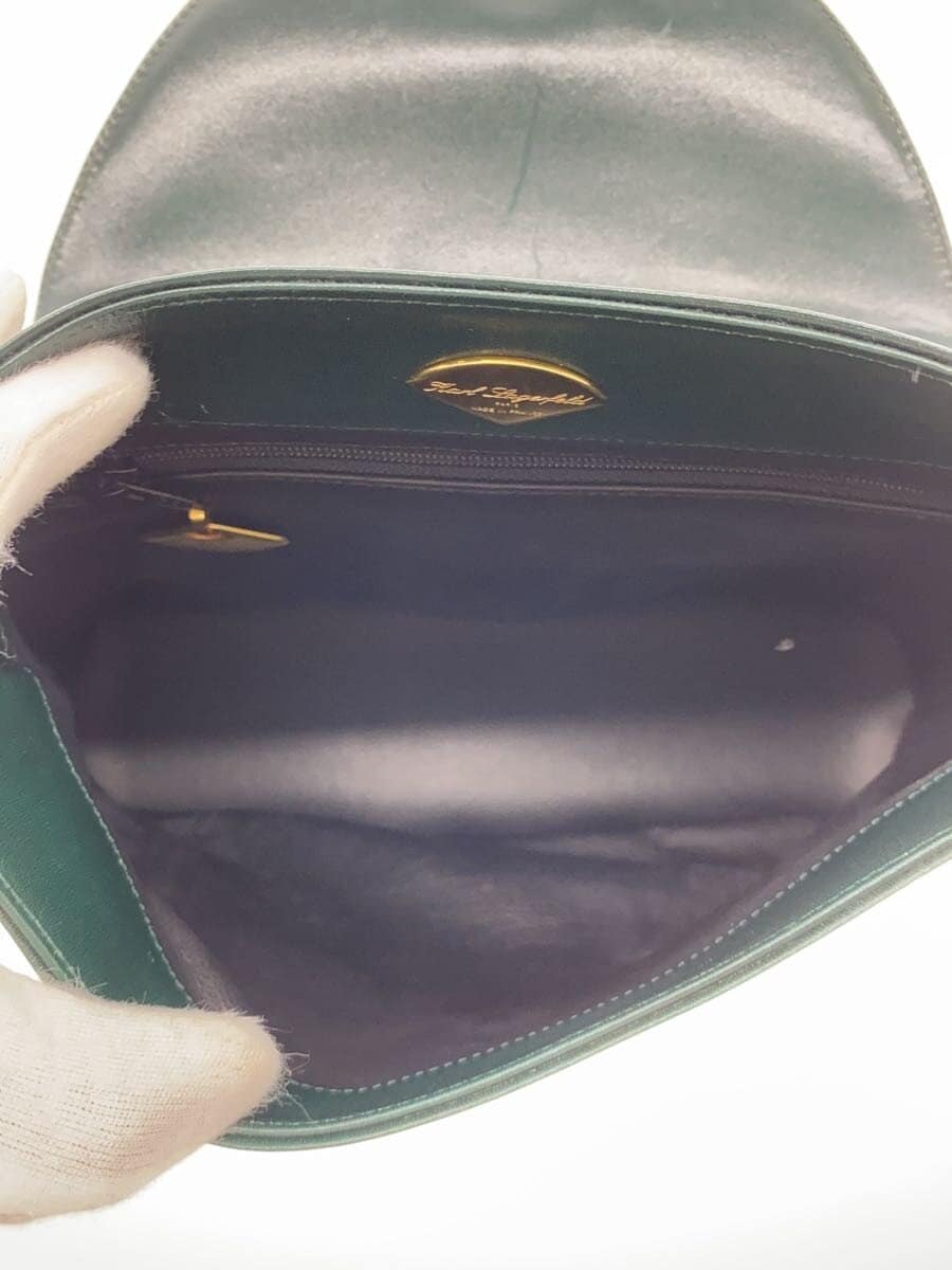 KARL LAGERFELD Shoulder Bag -- GRN 6