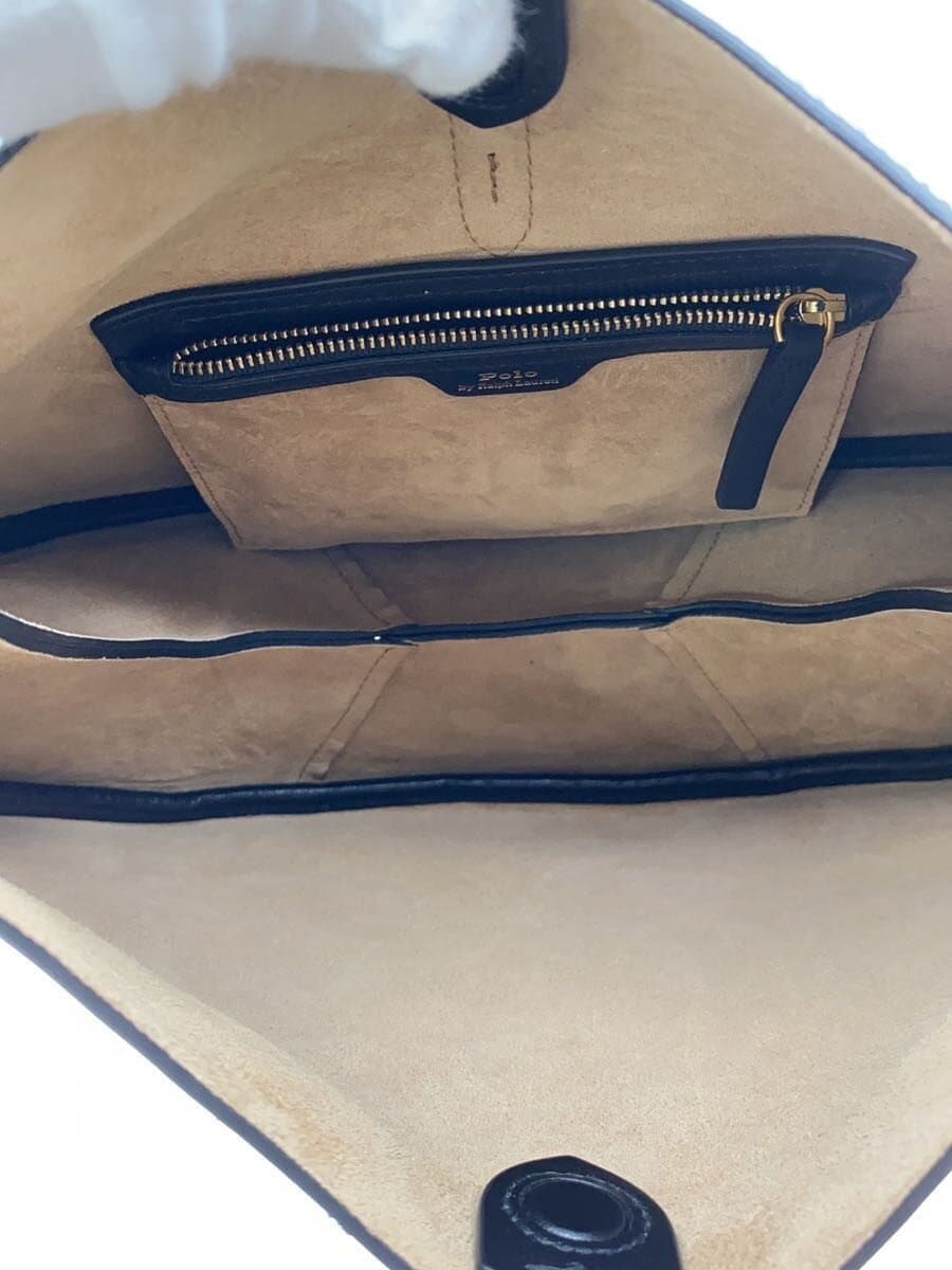 POLO RALPH LAUREN bag leather BLK 6