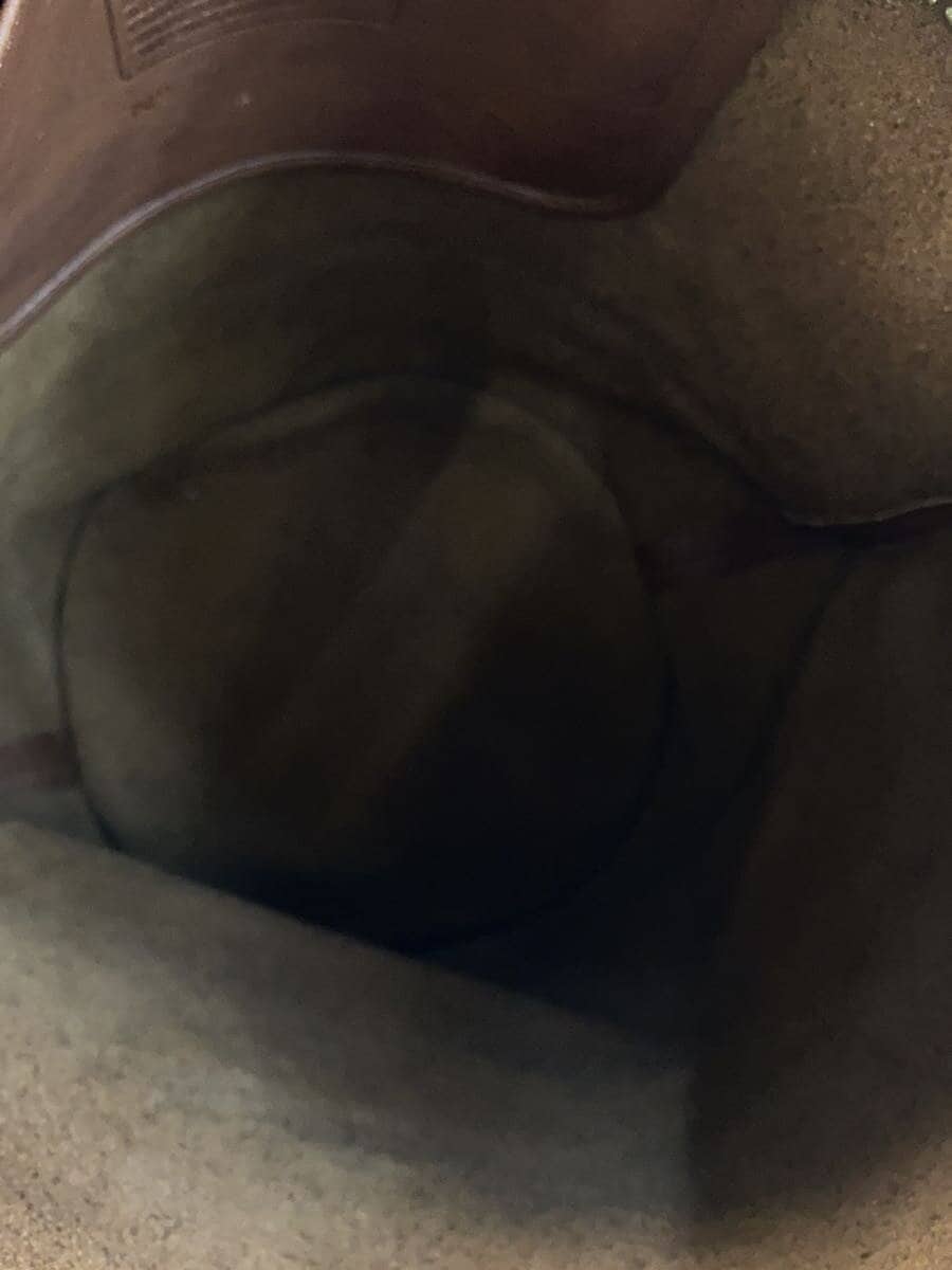 COACHOLD All Leather Shoulder Bag Leather Brown 6