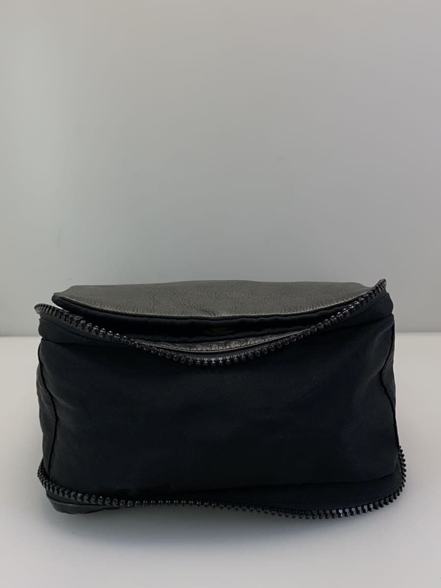 B.stuff Shoulder Bag Nylon x Leather BLK Solid Inside Soil 4