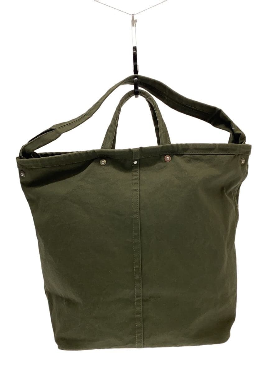 MARVELETS Canvas 2-Way Tote Bag Canvas GRN Solid