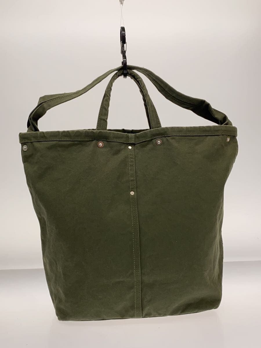 MARVELETS Canvas 2-Way Tote Bag Canvas GRN Solid 3