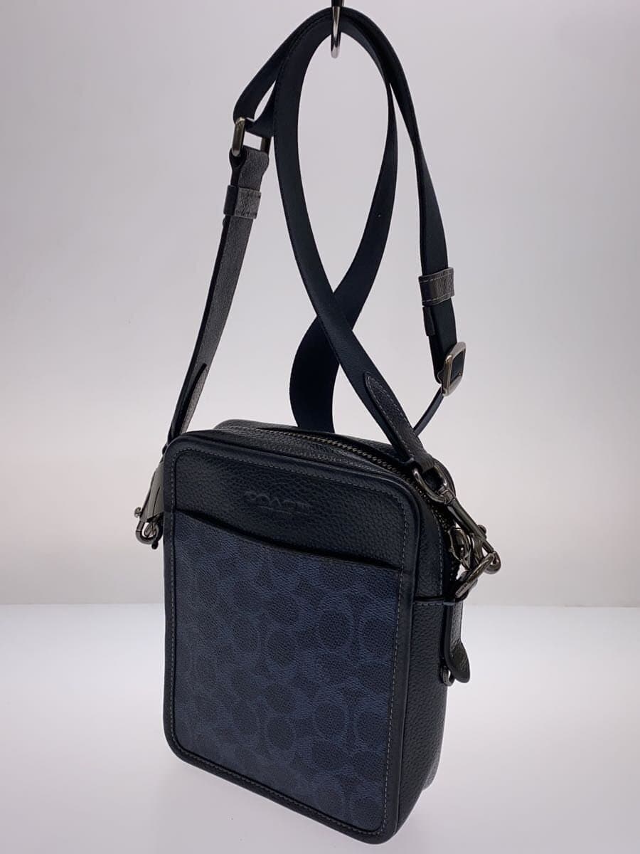 COACH Sullivan Crossbody Signature Canvas PVC NVY All Over Pattern CW388 2