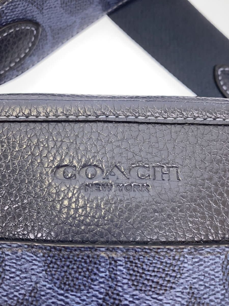 COACH Sullivan Crossbody Signature Canvas PVC NVY All Over Pattern CW388 5