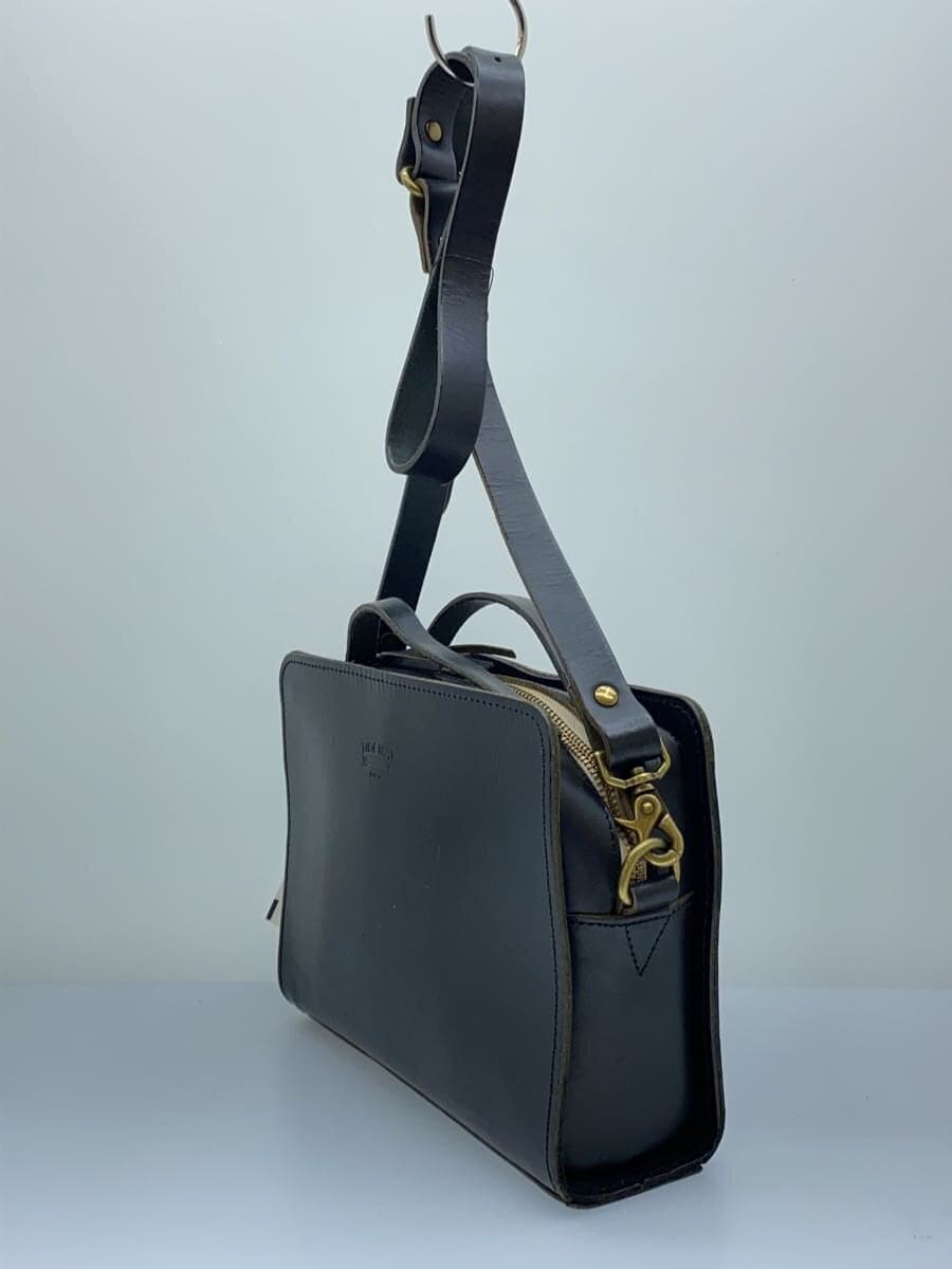 TIDEWAY2-Way Shoulder Bag Leather BLK 2