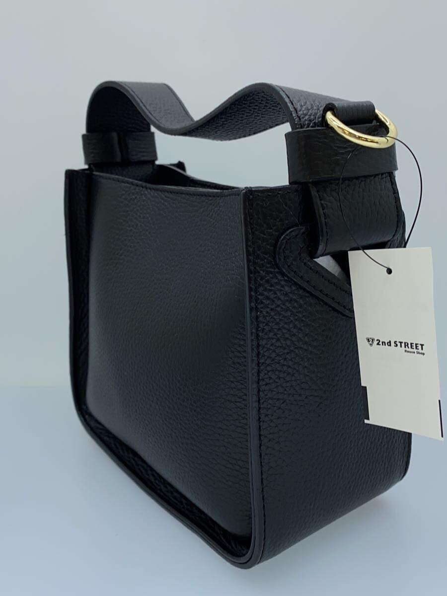 Other Brand BORSA IN PELLE Borsa in Pelle 2-Way Shoulder Bag Leather BLK Solid 2