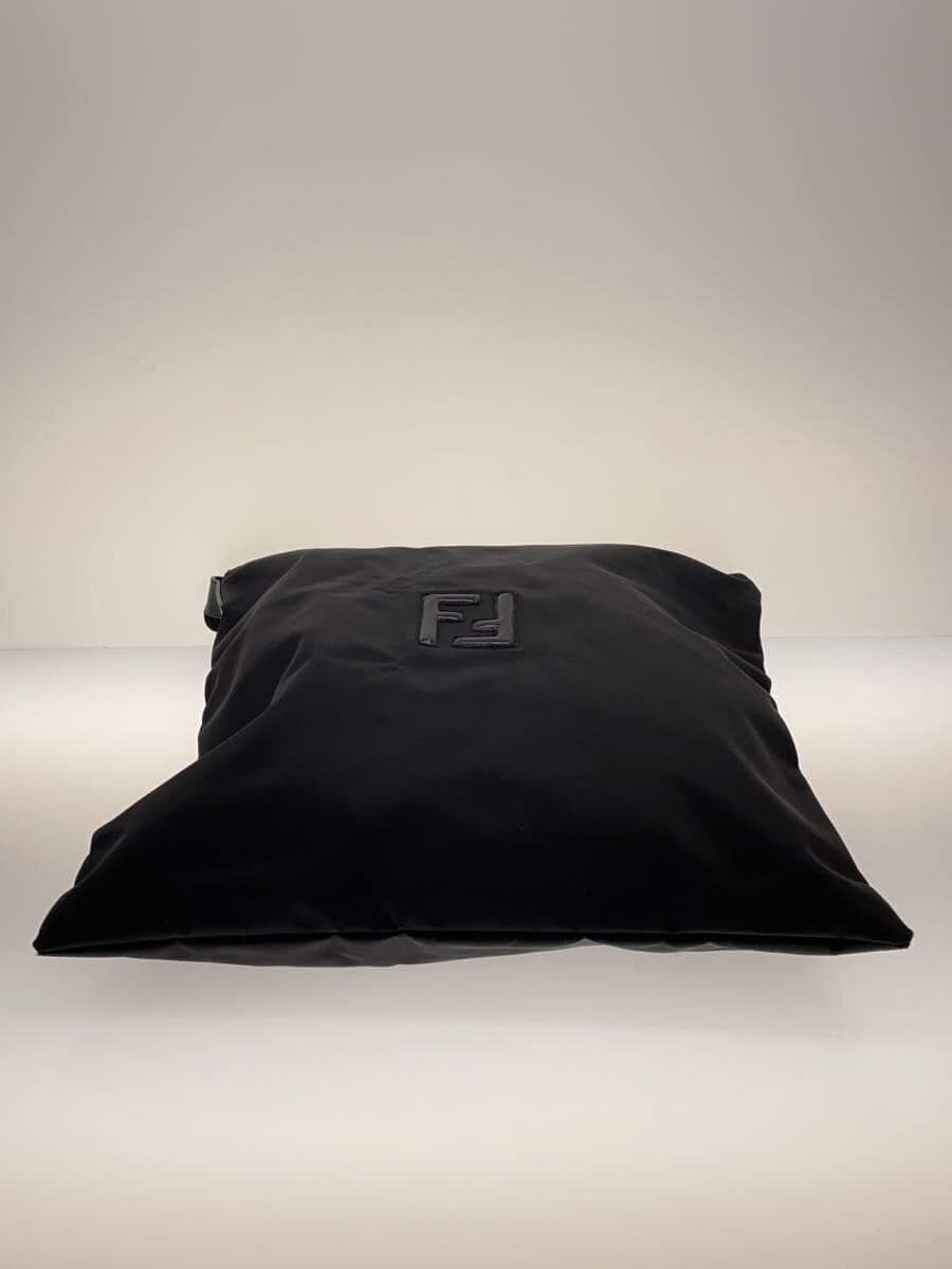 FENDIFF Logo One Shoulder Shoulder Bag Nylon BLK Solid 4