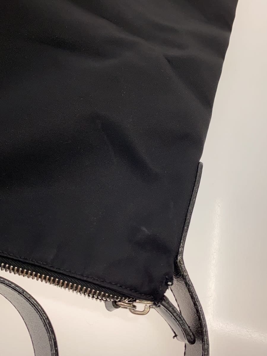 FENDIFF Logo One Shoulder Shoulder Bag Nylon BLK Solid 7