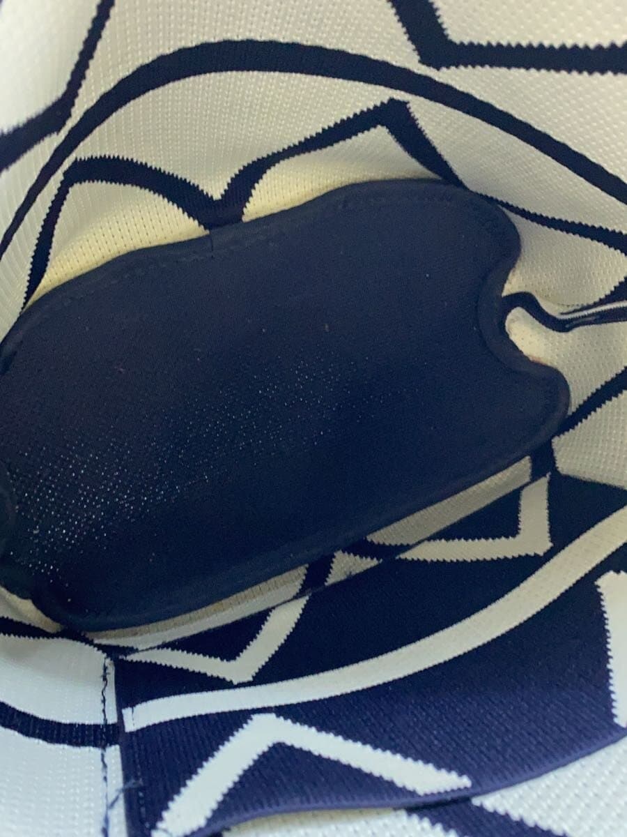 Anne Coquine Handbag Polyester NVY Geometric Pattern 6