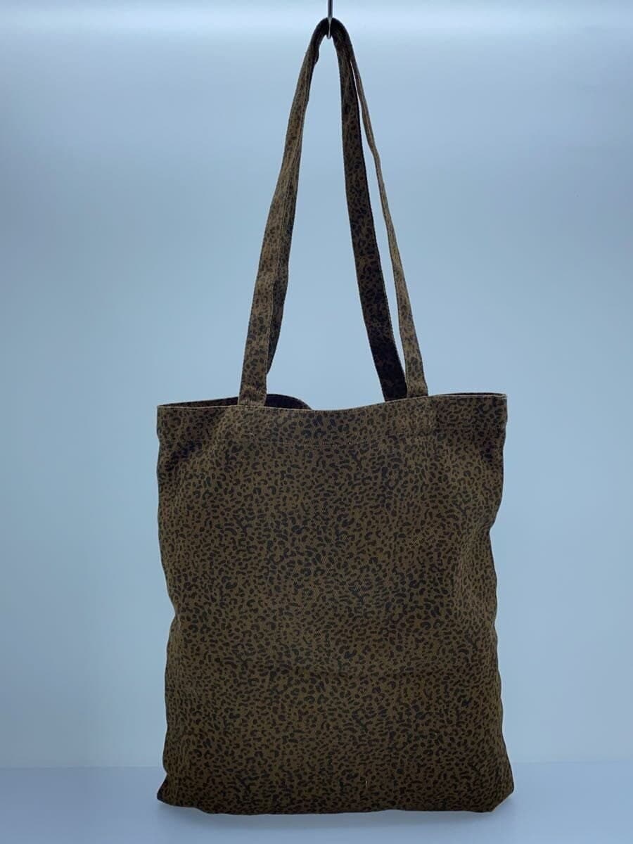 Uhr Friendship Projects Tote Bag Canvas BRW Leopard 3