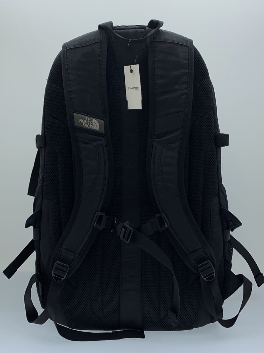 THE NORTH FACEBIG SHOT Backpack Nylon BLK Solid NM72005 Stain Small With Scratches Inside Deteriorated 3