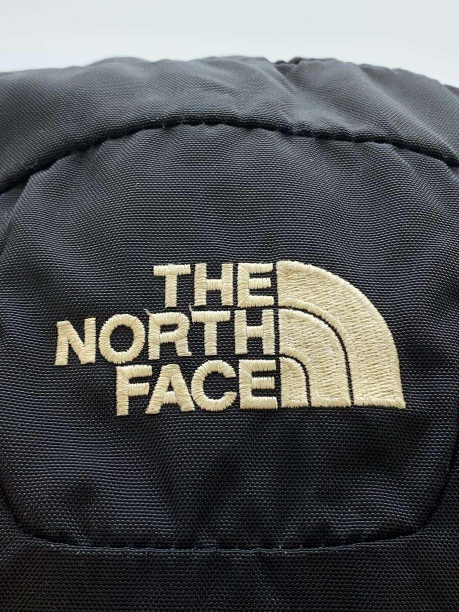 THE NORTH FACEBIG SHOT Backpack Nylon BLK Solid NM72005 Stain Small With Scratches Inside Deteriorated 5