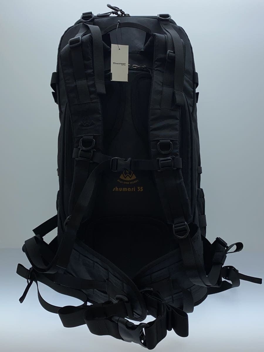 PLUSONE WORKS Backpack Nylon BLK Solid shumari35 3