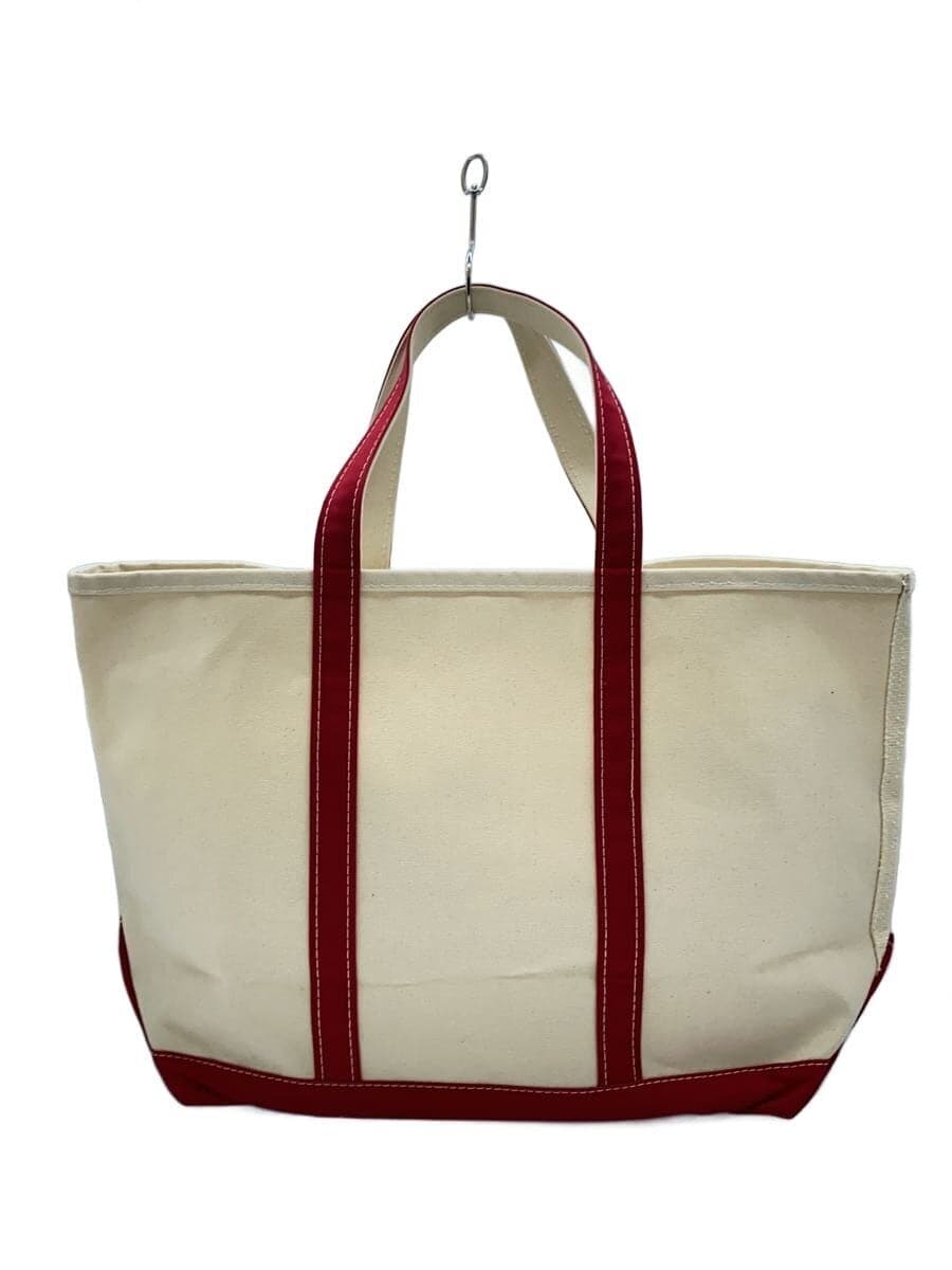 L.L.Bean Large Tote Bag Canvas RED 112637 USA Made
