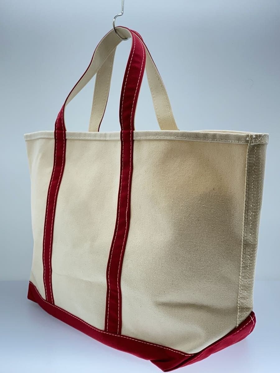 L.L.Bean Large Tote Bag Canvas RED 112637 USA Made 2