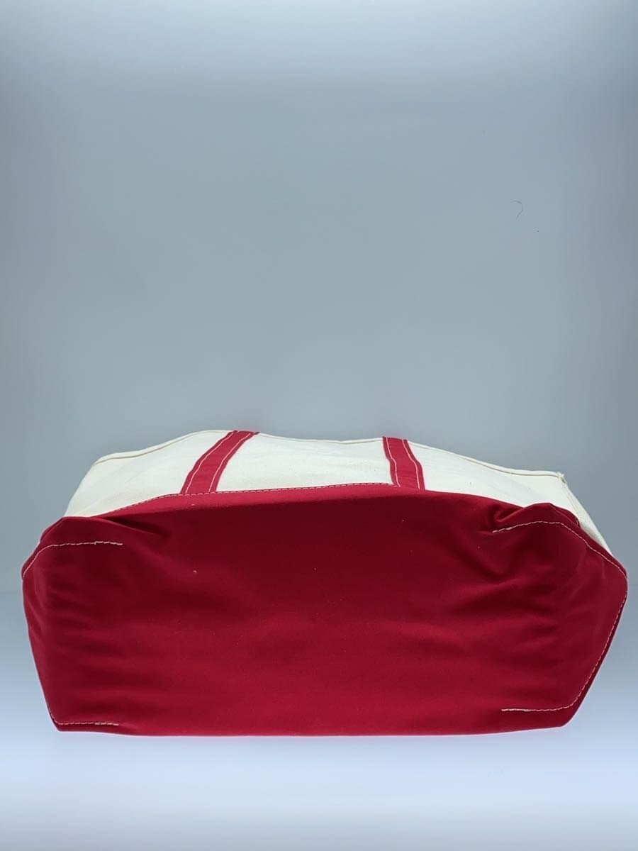 L.L.Bean Large Tote Bag Canvas RED 112637 USA Made 4