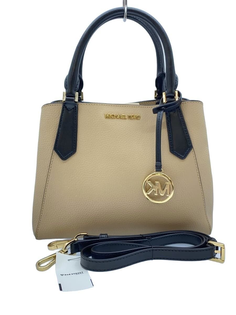MICHAEL KORS2-Way Handbag PVC Beige 35S0GKFS1T