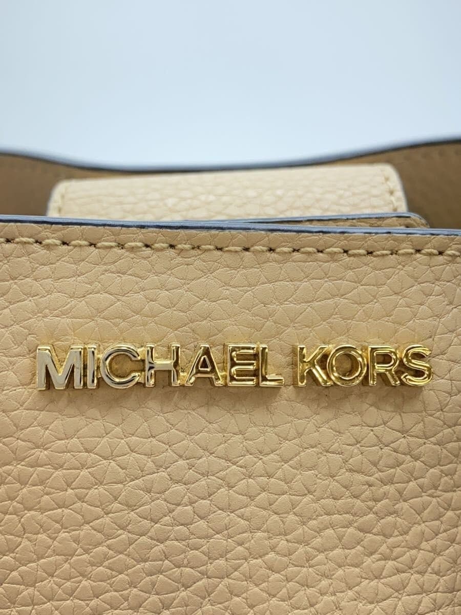 MICHAEL KORS2-Way Handbag PVC Beige 35S0GKFS1T 5