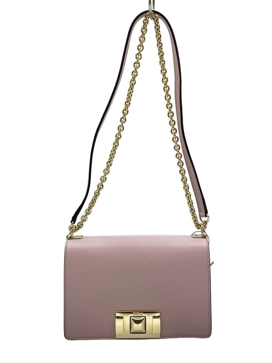 FURLAMIMI Crossbody Bag Shoulder Bag Leather PNK