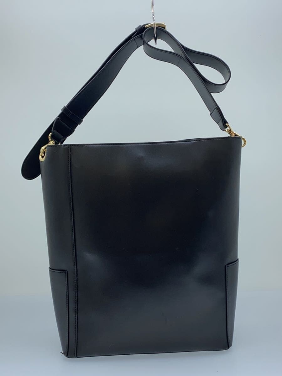 RANDEBOO Faux Leather Shoulder Bag PVC BLK Solid 3