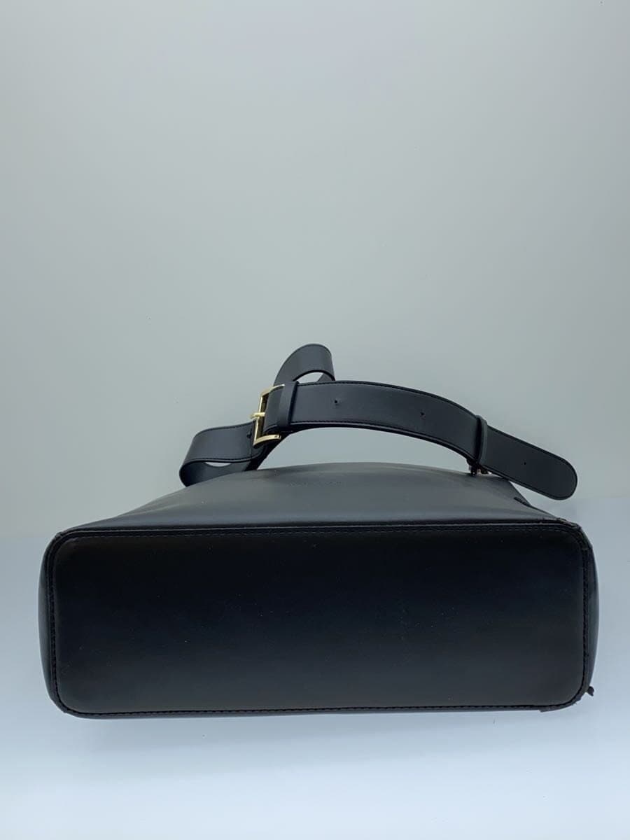 RANDEBOO Faux Leather Shoulder Bag PVC BLK Solid 4