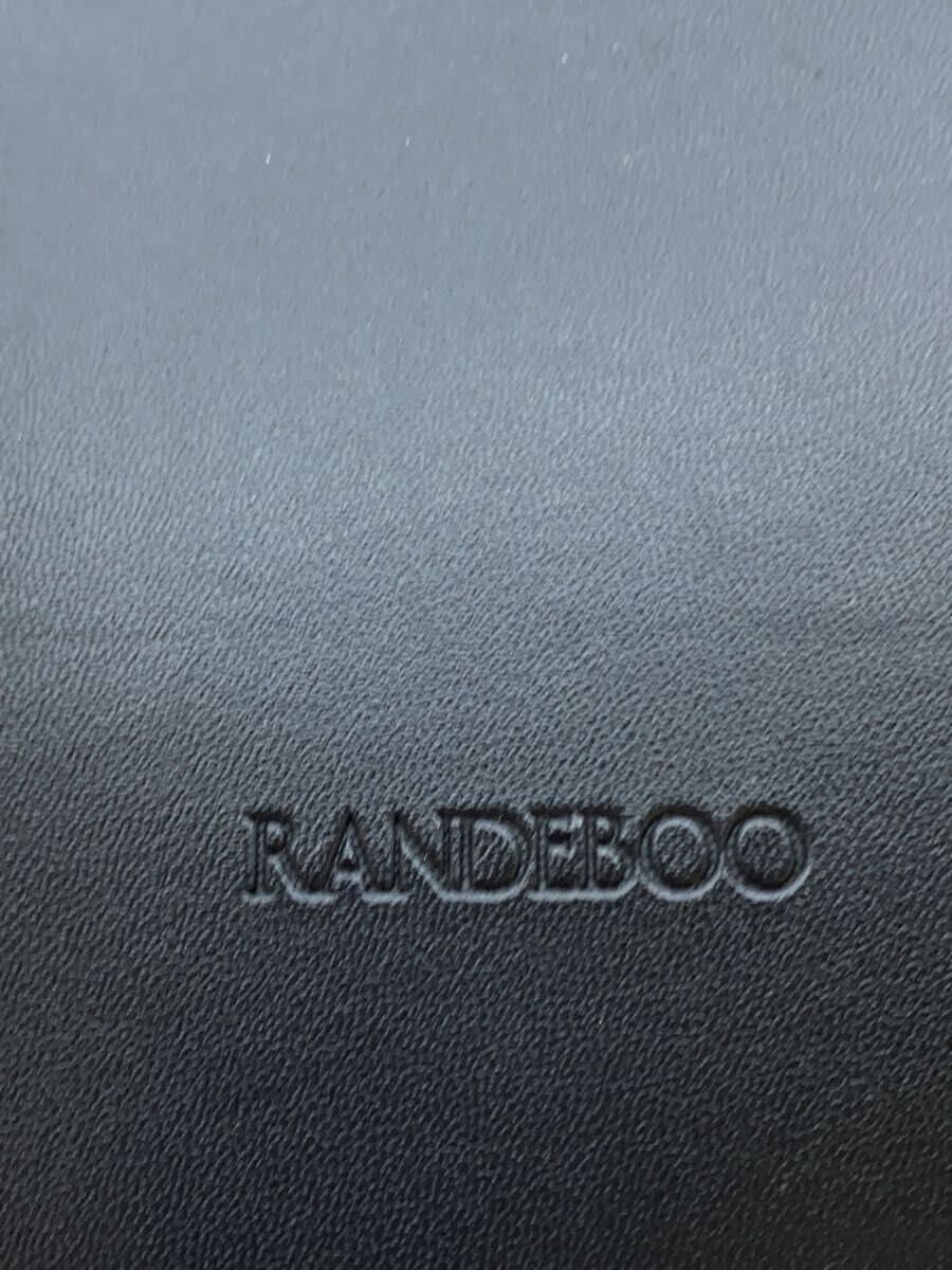 RANDEBOO Faux Leather Shoulder Bag PVC BLK Solid 5