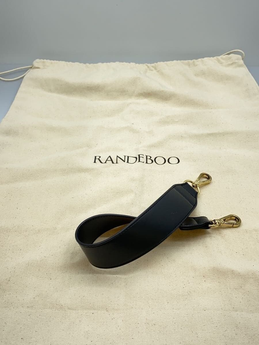 RANDEBOO Faux Leather Shoulder Bag PVC BLK Solid 7