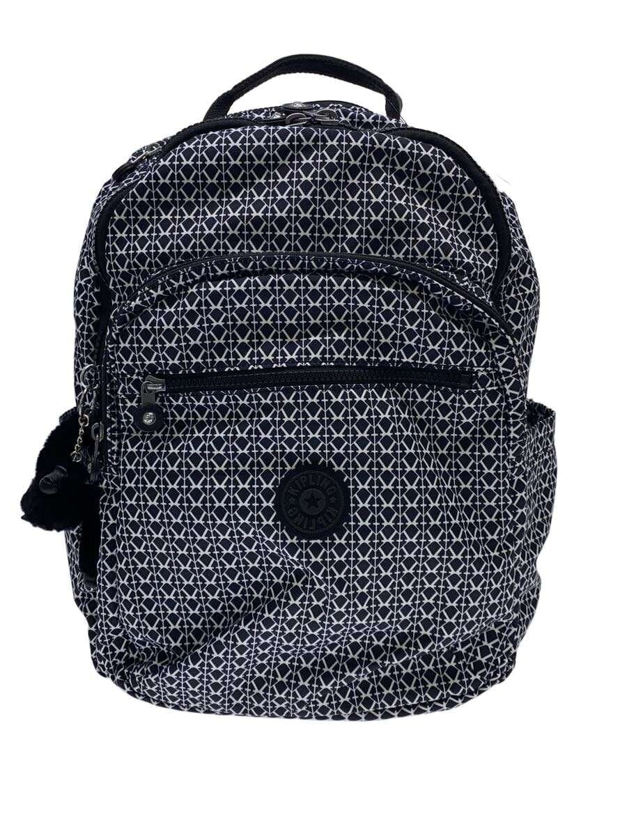 KiplingSeoul Backpack Rucksack Polyester BLK All-over pattern