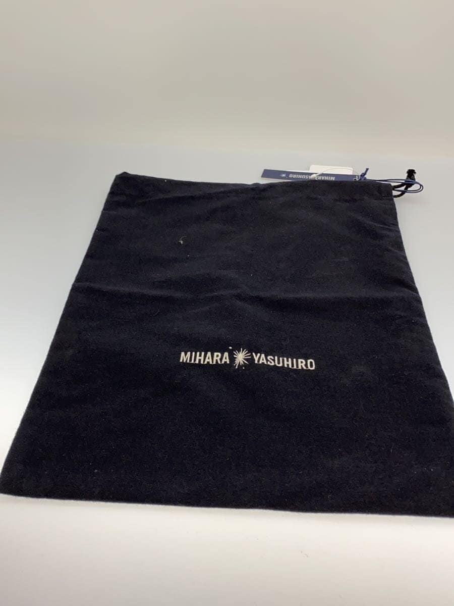 MIHARA YASUHIRO Seared Finish Clutch Bag Second Bag Leather BRW Solid Color 7