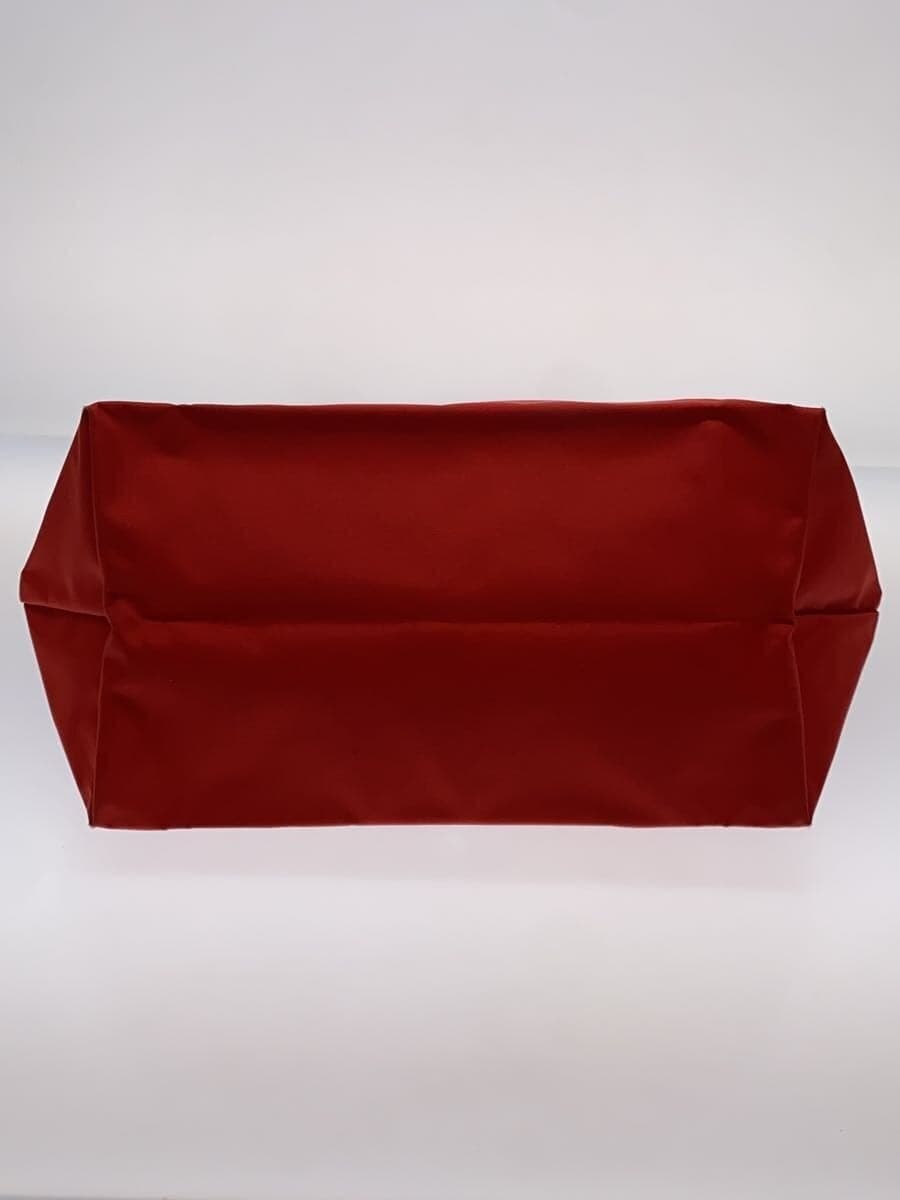 LONGCHAMP Le Pliage Vermilion Tote Bag Nylon RED L2605619P20 Corner scratches 4