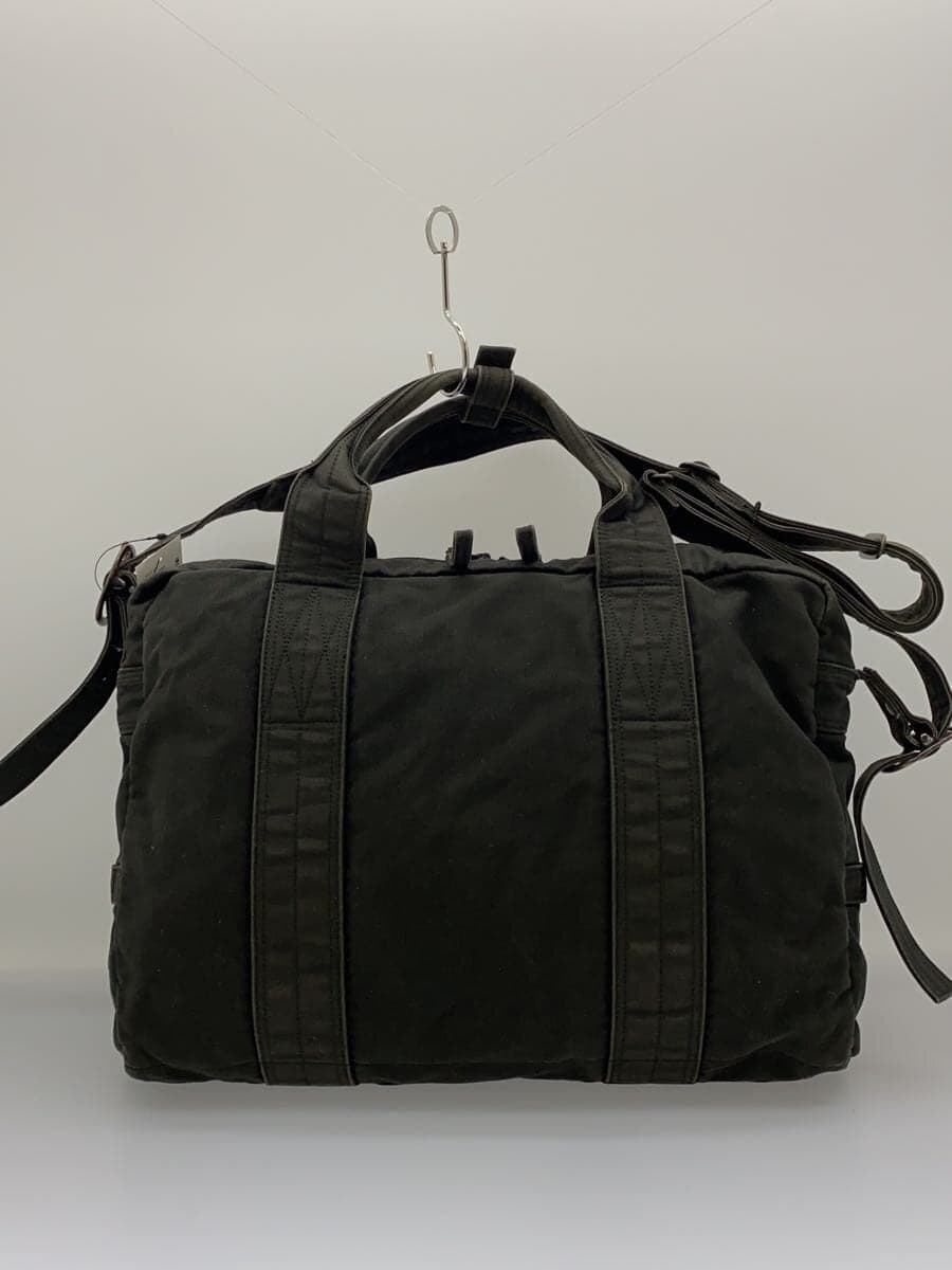 Steel Buffalo Koichi Yamaguchi 2WAY Boston Bag Cotton Black Used condition 3