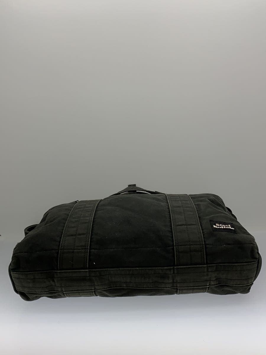 Steel Buffalo Koichi Yamaguchi 2WAY Boston Bag Cotton Black Used condition 4