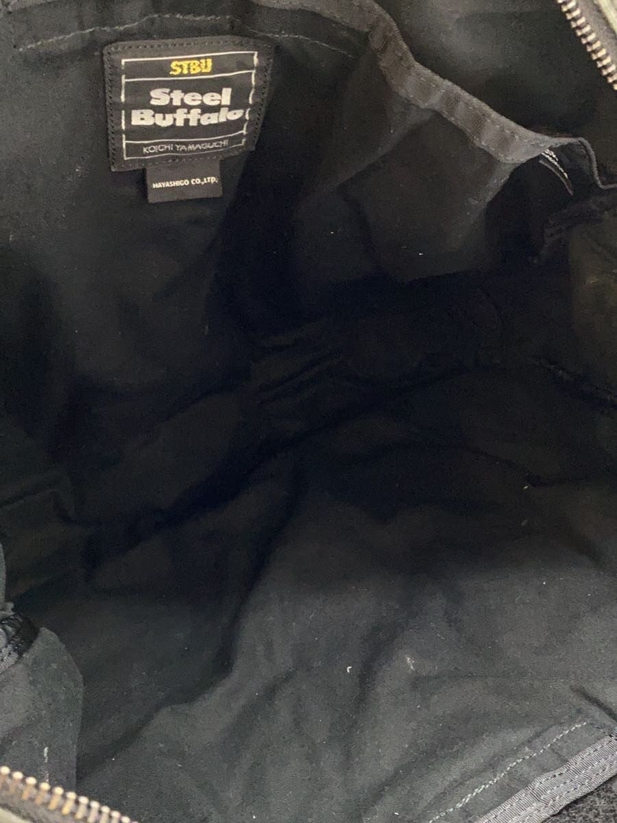 Steel Buffalo Koichi Yamaguchi 2WAY Boston Bag Cotton Black Used condition 6