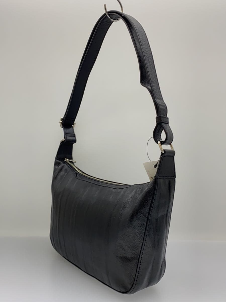 MOTHERHOUSE Minamo Shoulder Shoulder Bag Leather Black 2