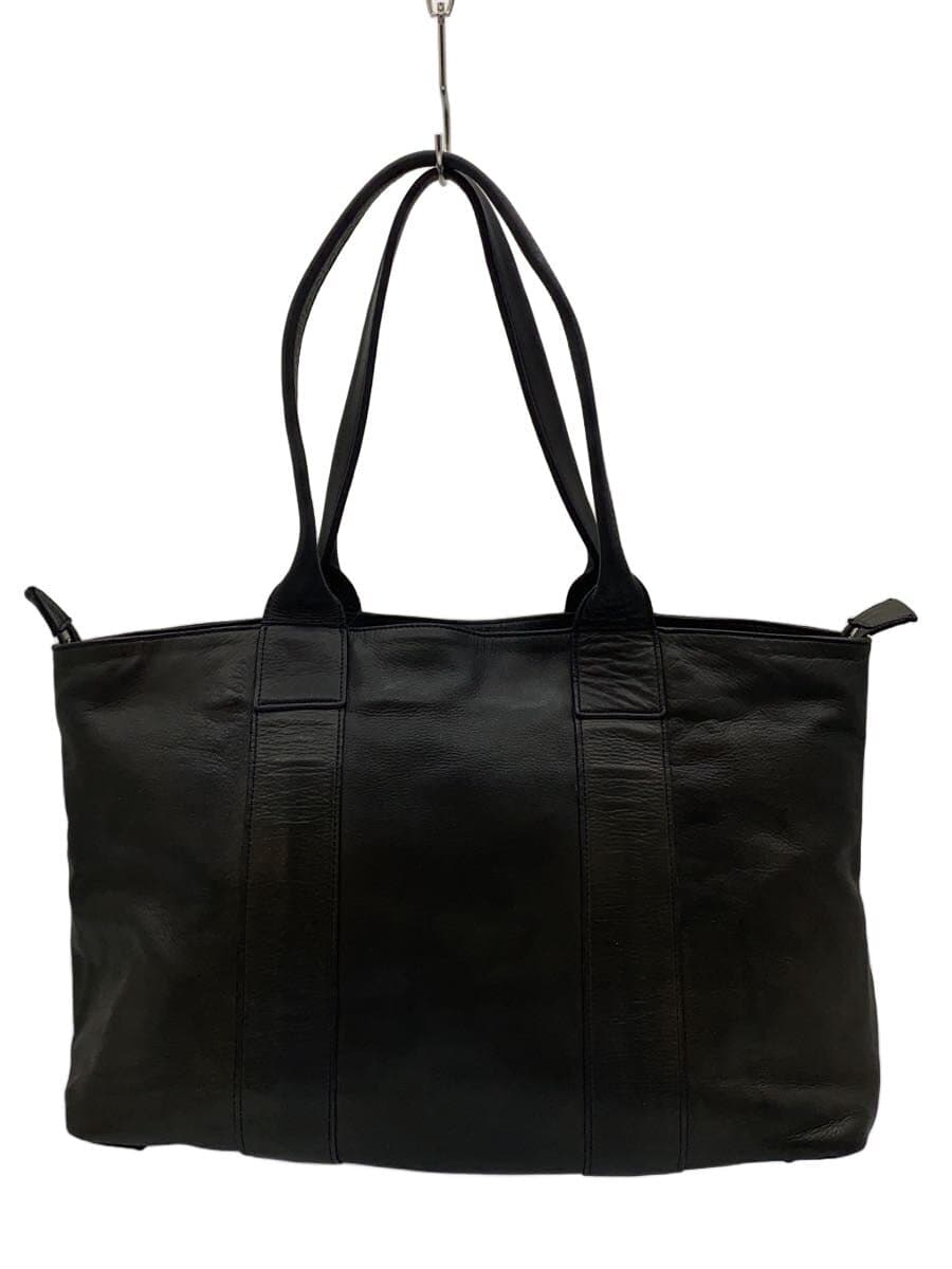 aniary Tote Bag Leather Black Solid Color