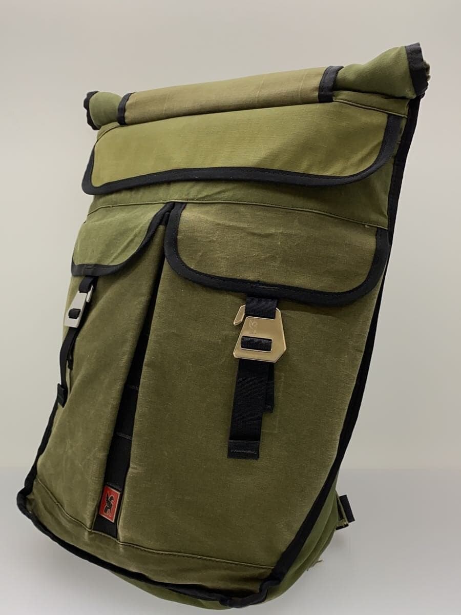CHROMEIVAN Roll-Top Backpack Made in the USA Backpack Canvas KHK Some wear on 2
